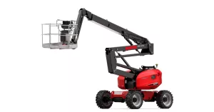 Item - Articulated boom lift, diesel powered, 17,3-18 m