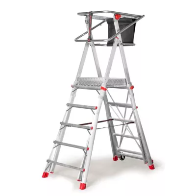 Product - Ladder with safety guard 5-rungs