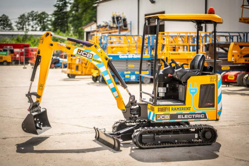 Electric mini-excavator JCB 19C-1E on offer from Ramirent!