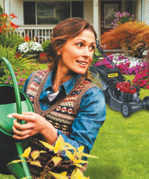 How do you mow your lawn efficiently?