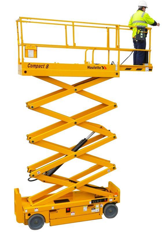 Scissor lift, eletric, working height 8m