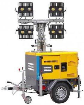 Power generators 5 kVA with LED light tower - qlb60, hilight H5+