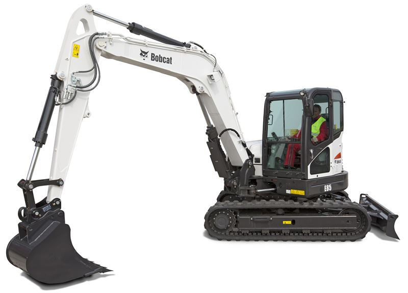 Tracked miniexcavator up to 8,5t