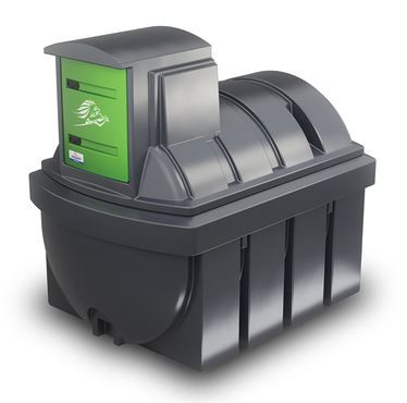 Bunded plastic tank 2500l