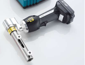 Cordless crimping tool with expander - Rehau