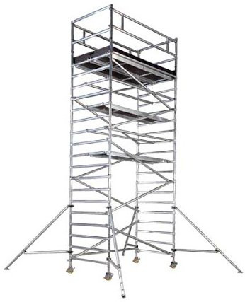 Aluminium towers, height 4m, 300x140